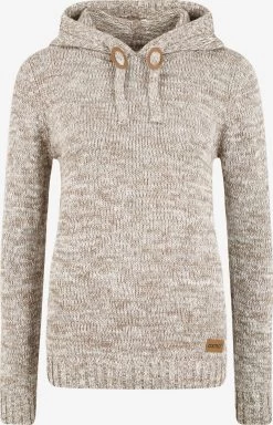 OXMO Hoodies Trui Philia Dames Beige