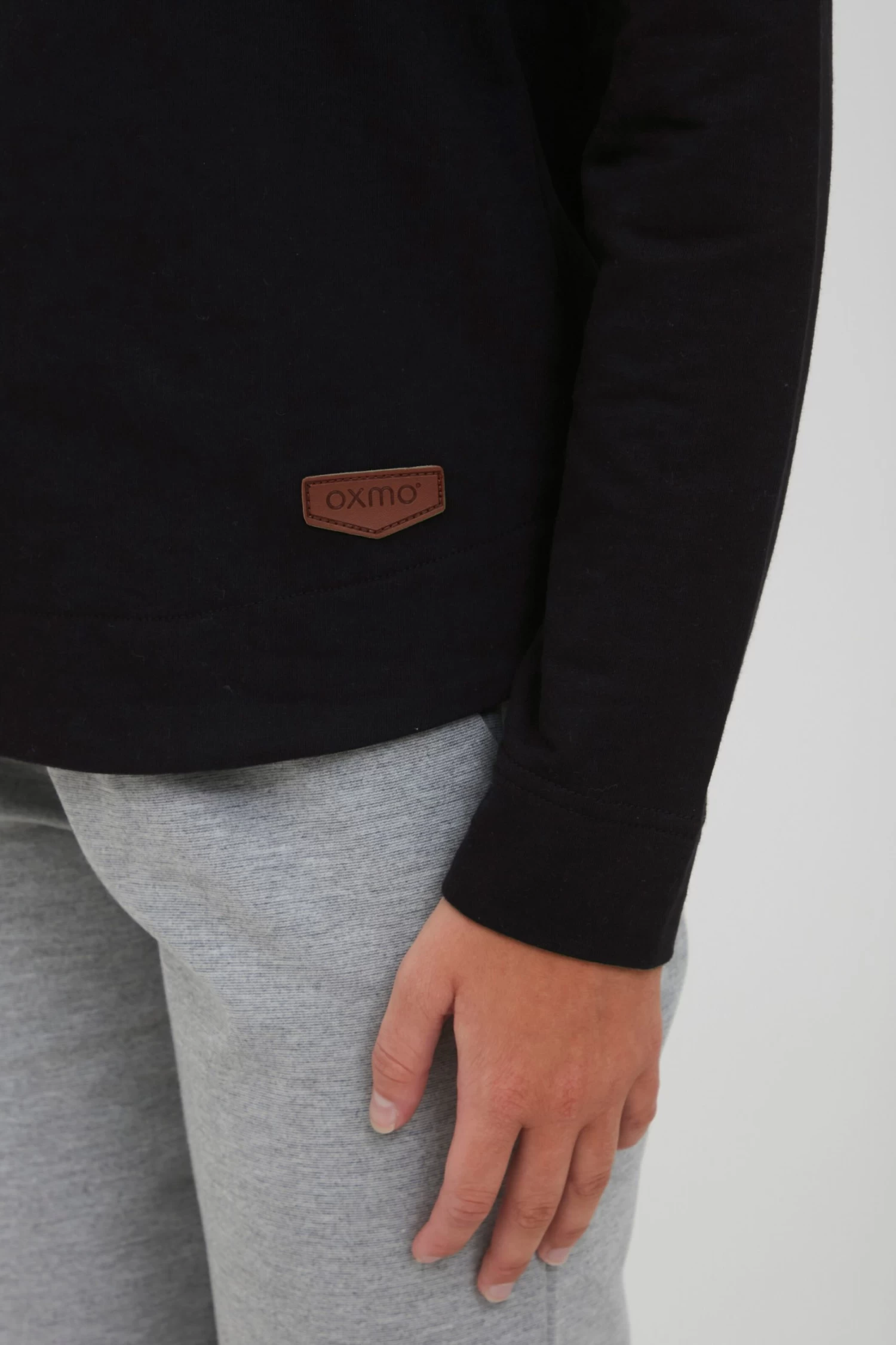 OXMO Sweatvesten Sweatvest Wanda Dames Zwart 8 OXMO Sweatvesten Sweatvest Wanda Dames Zwart - Afbeelding 6