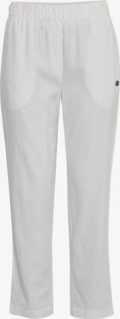 OXMO Pantalons Loosefit Broek Dames Offwhite