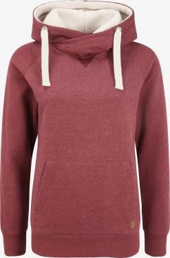 OXMO Hoodies Sweatshirt Julia Pile Dames Rood / Bordeaux