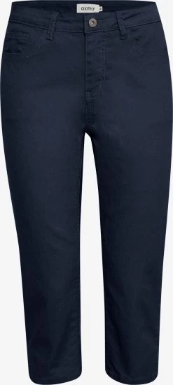 OXMO Shorts Slimfit Broek Pam Dames Donkerblauw