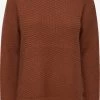 OXMO Fijngebreide Truien Trui Milla Dames Bruin -Oxmo Winkel 51b95f202daa8f005765954aef3cc48b