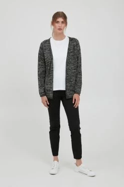 OXMO Vesten Gebreid Vest Danila Dames Zwart -Oxmo Winkel 5247aa5658a49704e46f5d5bcbed541d