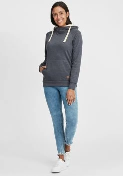OXMO Hoodies Sweatshirt Julia Dames Blauw -Oxmo Winkel 542d4dafce917da698a39ebf4d9f2546