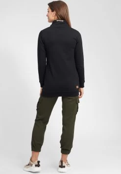 OXMO Lange Truien Trui Vilma Dames Zwart -Oxmo Winkel 5585a109794269064d84141cfe011f79