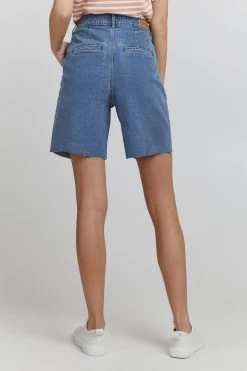OXMO Shorts Regular Broek Dames Blauw -Oxmo Winkel 559c213c2f50a77c8df6bd7bbcc67611