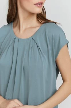 OXMO Blouse Tops Blouse Dames Blauw -Oxmo Winkel 5a5789ba22b2221760713c42544a15d8