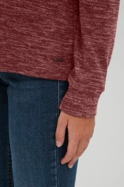 OXMO Sweatshirts Sweatshirt Benta Dames Bruin Gemêleerd -Oxmo Winkel 5c188c1e20fec1c215021fd193536222