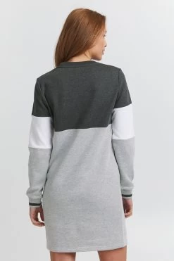 OXMO Mini Jurken Jurk Sweat Dames Donkergrijs -Oxmo Winkel 5c1fe16890f498241e028b409b24d735