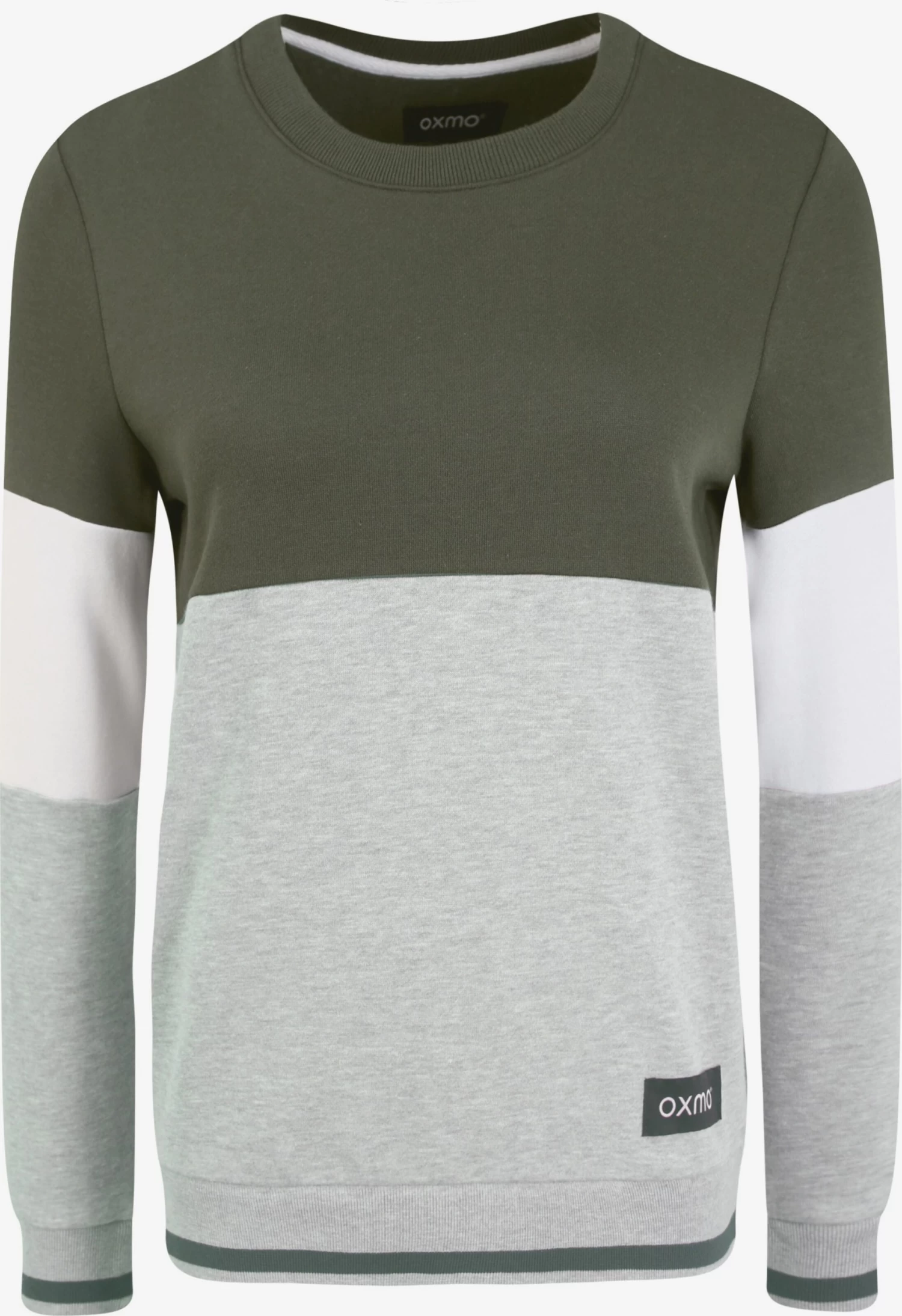 OXMO Sweatshirts Sweatshirt Omaya Dames Groen 3 OXMO Sweatshirts Sweatshirt Omaya Dames Groen