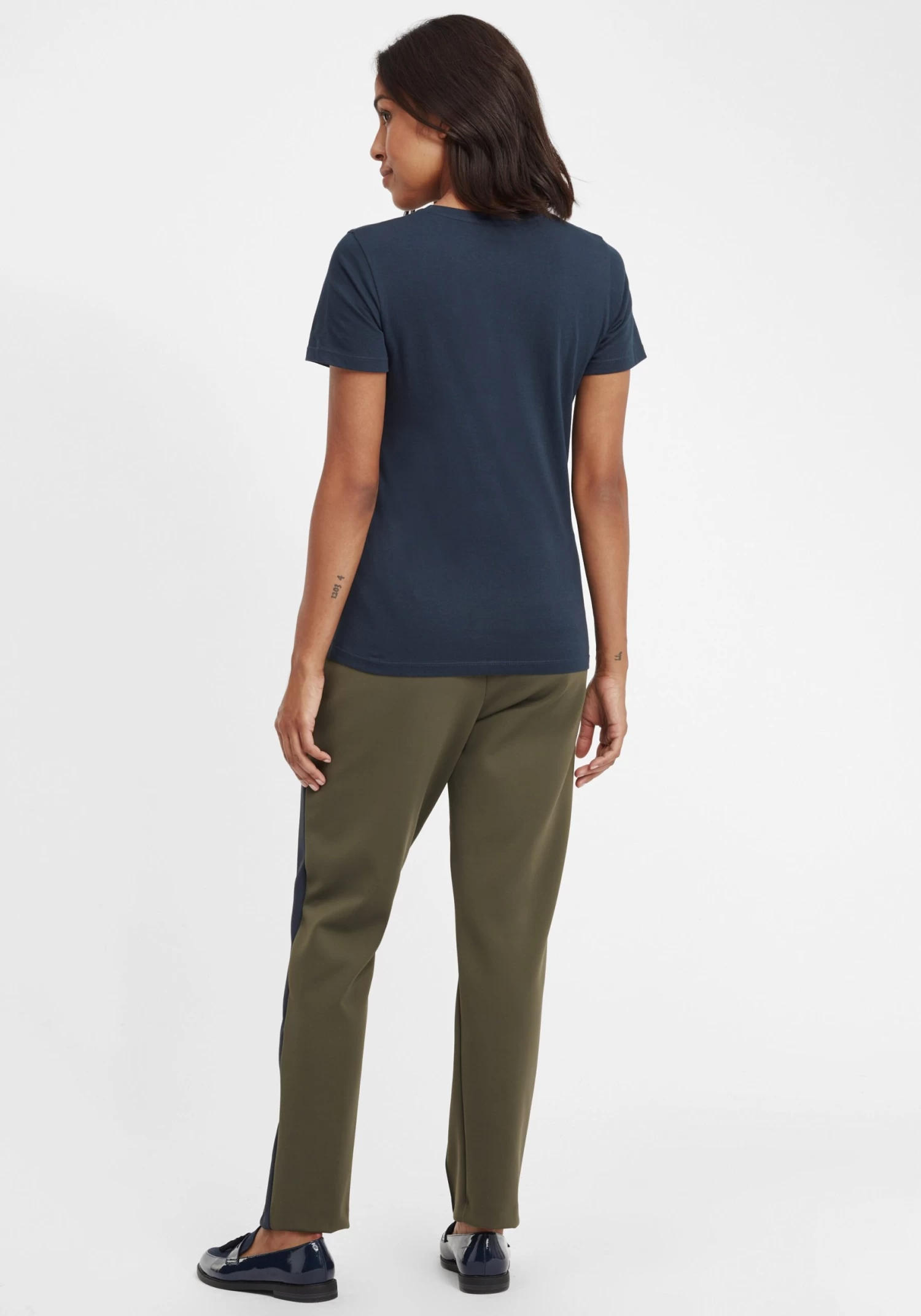 OXMO T-shirts Shirt Otta Dames Blauw 6 OXMO T-shirts Shirt Otta Dames Blauw - Afbeelding 4