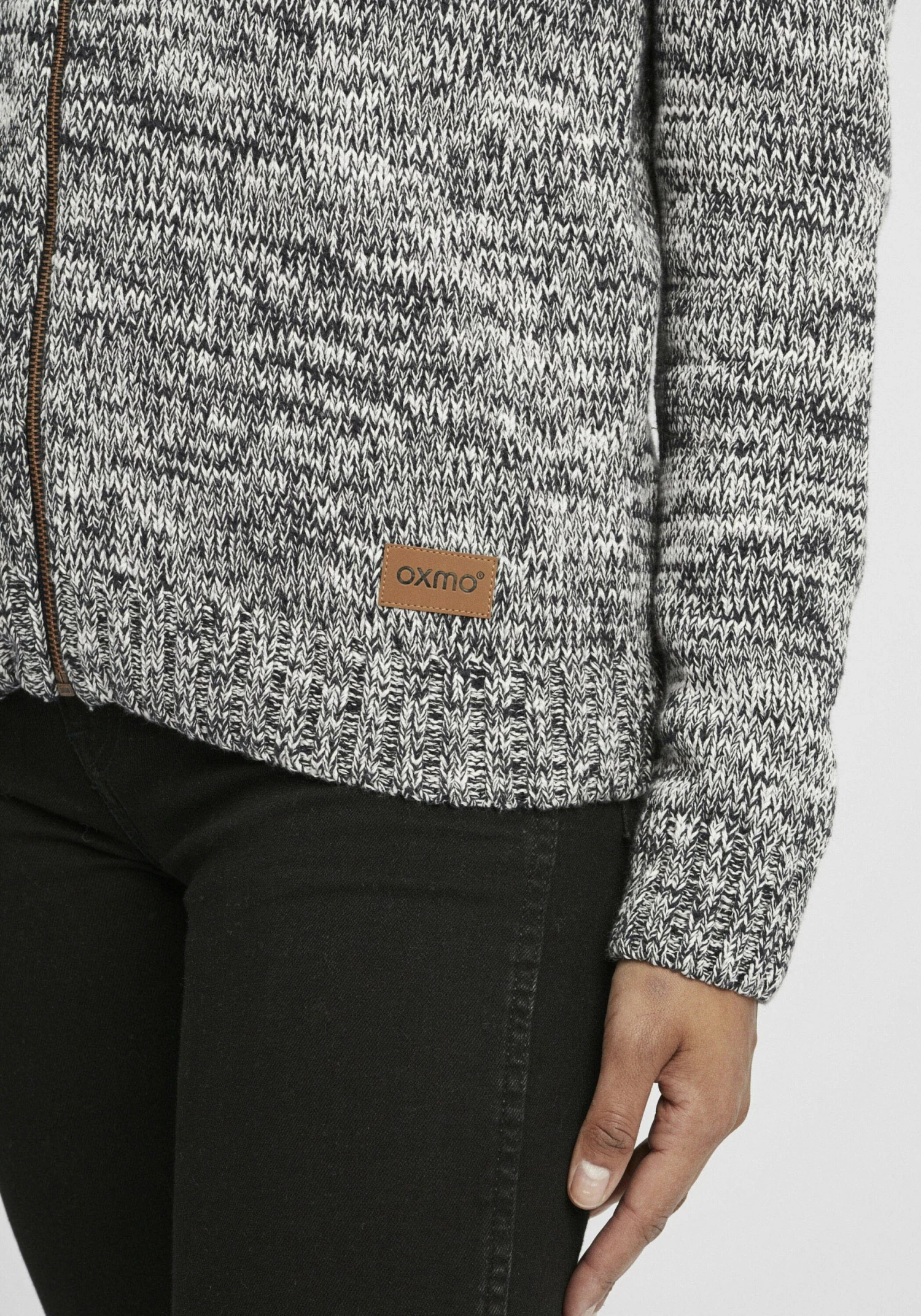 OXMO Vesten Gebreid Vest Philadelphia Dames Blauw 8 OXMO Vesten Gebreid Vest Philadelphia Dames Blauw - Afbeelding 6