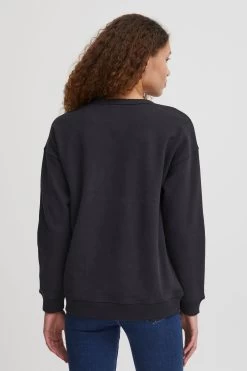 OXMO Sweatshirts Sweatshirt Coleen Dames Zwart -Oxmo Winkel 5e1bfcfcc2fff4d1086b035ce513c1ee