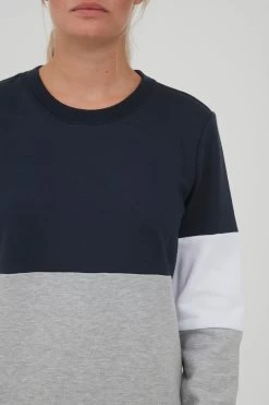 OXMO Mini Jurken Jurk Omila Dames Grijs Gemêleerd -Oxmo Winkel 5e24f167a7f3413d81a5dcd50274561e