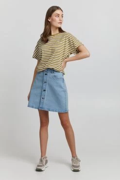 OXMO T-shirts Shirt Steffi Dames Bruin -Oxmo Winkel 5e868a71c4bfb036f27ae813ae4fc025