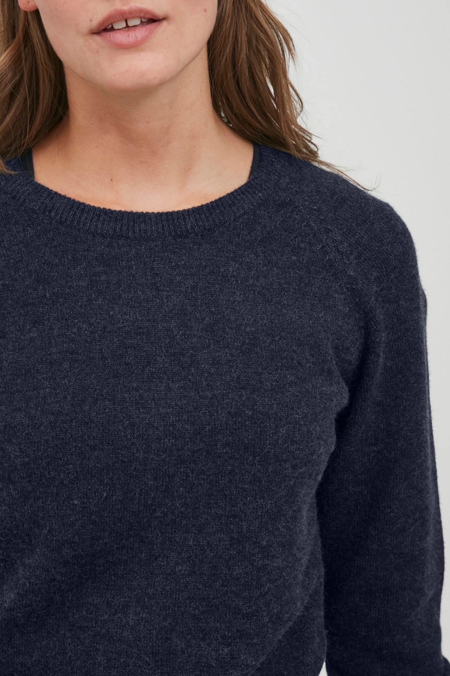 OXMO Truien Trui MARIA Dames Donkerblauw 7 OXMO Truien Trui MARIA Dames Donkerblauw - Afbeelding 5
