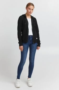 OXMO Sweatvesten Sweatvest Lova Dames Zwart -Oxmo Winkel 60d4e370dfa5ff79a76eba91564765a6