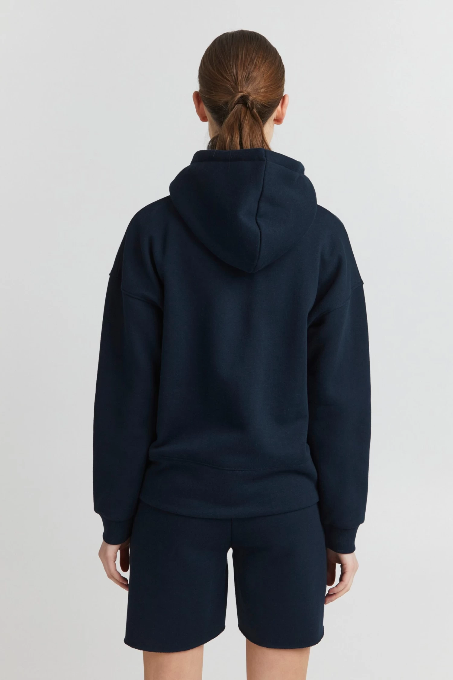 OXMO Sweatvesten Sweatvest Dames Navy 6 OXMO Sweatvesten Sweatvest Dames Navy - Afbeelding 4