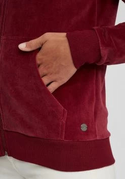 OXMO Sweatvesten Sweatvest Nicky Dames Rood -Oxmo Winkel 6330baba763cc98ca396fa8122357ea5