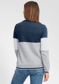 OXMO Sweatshirts Sweatshirt Omaya Dames Blauw -Oxmo Winkel 63883f7e0e879224c655bc78acd6c9f0