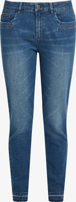 OXMO Jeans Slimfit Jeans Dames Blauw