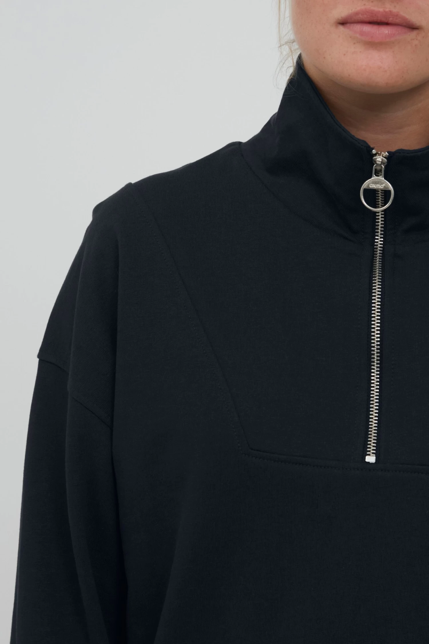 OXMO Truien Trui GRETHE Dames Donkerblauw 7 OXMO Truien Trui GRETHE Dames Donkerblauw - Afbeelding 5