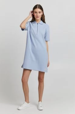 OXMO Mini Jurken Jurk JONNA Dames Blauw / Lichtblauw -Oxmo Winkel 6a66953792acb0c3da6c6fc9dba693ba