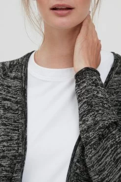 OXMO Vesten Gebreid Vest Danila Dames Zwart -Oxmo Winkel 6ab6d297faffd65ed0ac7ea7de811891