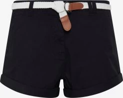 OXMO Shorts Regular Chino Channet Dames Zwart