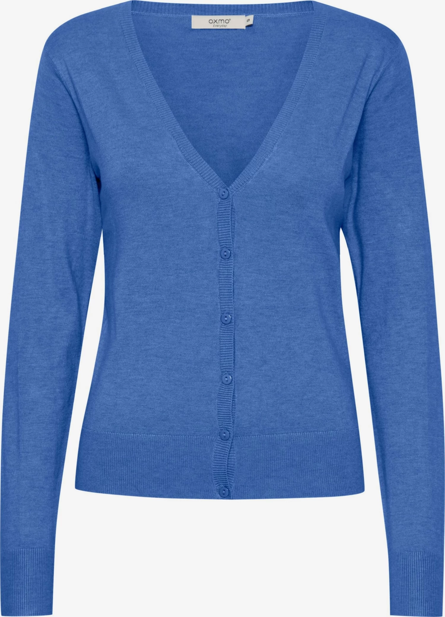 OXMO Vesten Gebreid Vest Oxhelene Dames Kobaltblauw 3 OXMO Vesten Gebreid Vest Oxhelene Dames Kobaltblauw