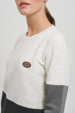 OXMO Sweatshirts Sweatshirt Trine Dames Wit -Oxmo Winkel 6ea6dc30bbcdf0da6e4a70c491e5b72e