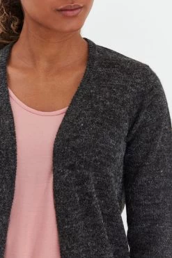 OXMO Vesten Gebreid Vest NENA Dames Grijs / Grijs Gemêleerd -Oxmo Winkel 6fd05546881d067f8efc99d7503069f2