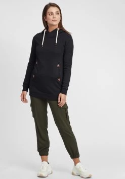 OXMO Hoodies Sweatshirt Vicky Dames Zwart -Oxmo Winkel 714935935ab191c5996632c935d8246a