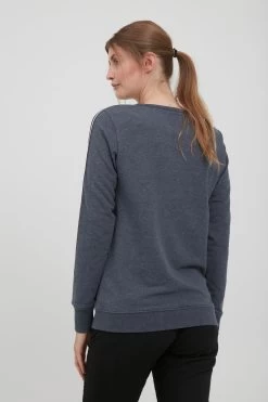 OXMO Sweatshirts Sweatshirt Gabita Dames Donkerblauw -Oxmo Winkel 71f36cfe64648042b5cf77abec02dcfc