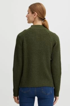 OXMO Vesten Gebreid Vest Sal Dames Groen -Oxmo Winkel 7223032c873cf0e1aa328e68a309b691