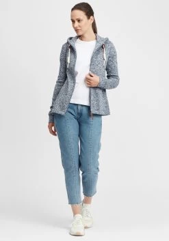 OXMO Sweatvesten Sweatvest Thory Dames Blauw -Oxmo Winkel 7240e0f67902e933888bdc6b1f8ea924