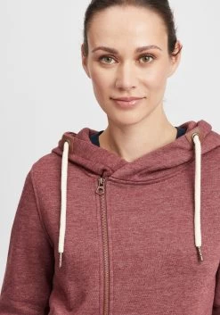 OXMO Sweatvesten Sweatvest Vicky Zip-Hood Dames Rood -Oxmo Winkel 735a6accf2dfb337e53ab03ea641dab2