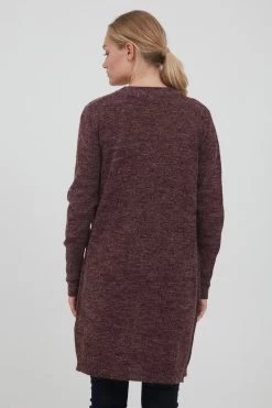 OXMO Vesten Gebreid Vest Neli Dames Wijnrood -Oxmo Winkel 743234acb8d90c8a076e67b67d229146