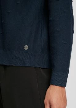 OXMO Vesten Gebreid Vest Kalotta Dames Donkerblauw -Oxmo Winkel 744d5a0aa548ce1bdf8d4525445bb7b1