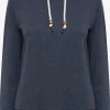 OXMO Hoodies Trui ULRIKA Dames Donkerblauw