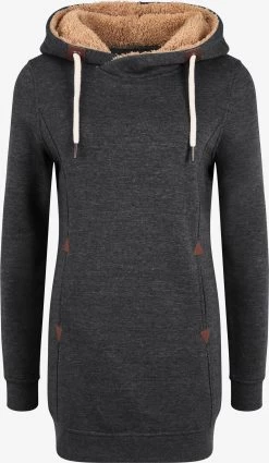 OXMO Hoodies Sweatshirt Vicky Pile Dames Grijs