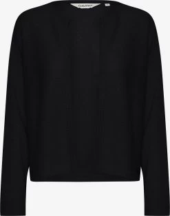 OXMO Vesten Gebreid Vest KIKE Dames Zwart