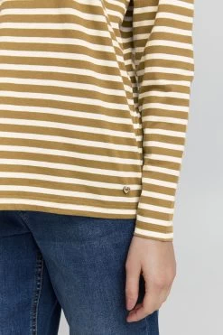 OXMO Longsleeves Shirt Stefka Dames Bruin -Oxmo Winkel 78bb4072ba0f511baaaecac4e71fe7e7