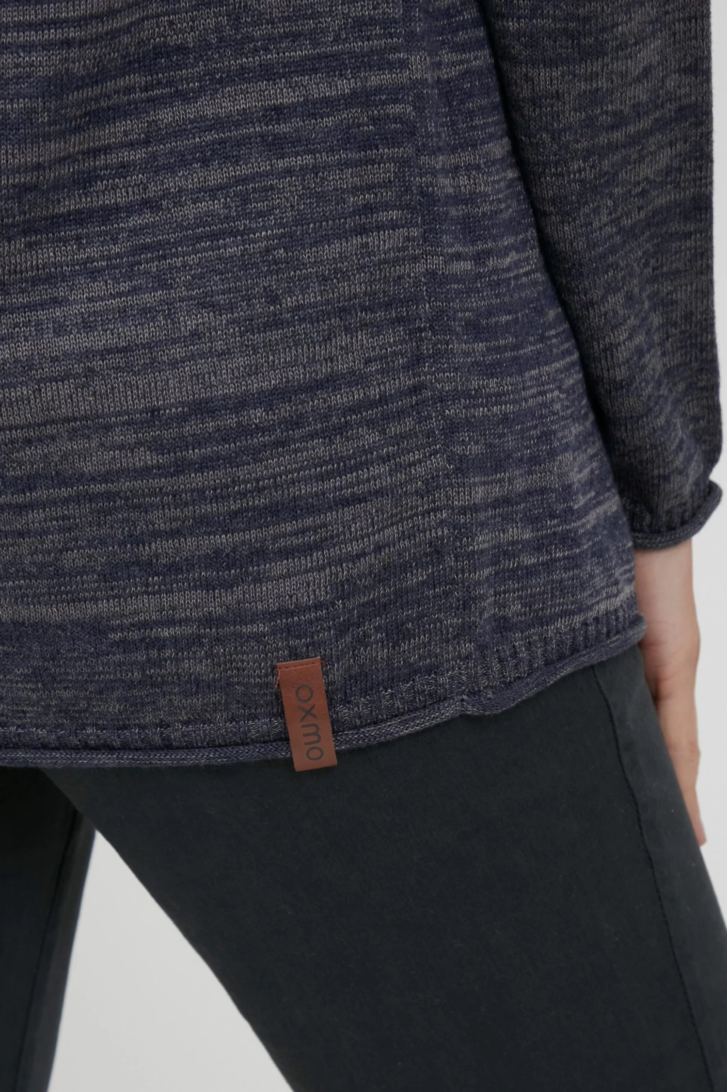 OXMO Vesten Gebreid Vest Danila Dames Blauw 8 OXMO Vesten Gebreid Vest Danila Dames Blauw - Afbeelding 6