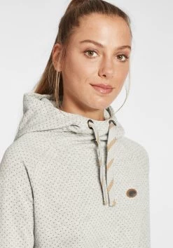 OXMO Hoodies Sweatshirt Amina Dames Grijs -Oxmo Winkel 7ac1d880d83a375398ab068b9f769f21