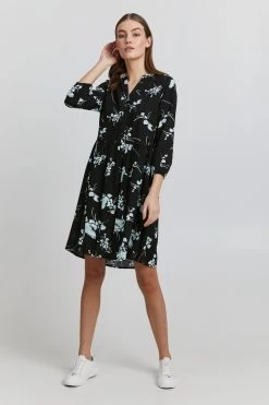 OXMO Blousejurken Blousejurk Elva Dames Zwart -Oxmo Winkel 7b5b66b054b9120c8d4577fa0d4e08c3