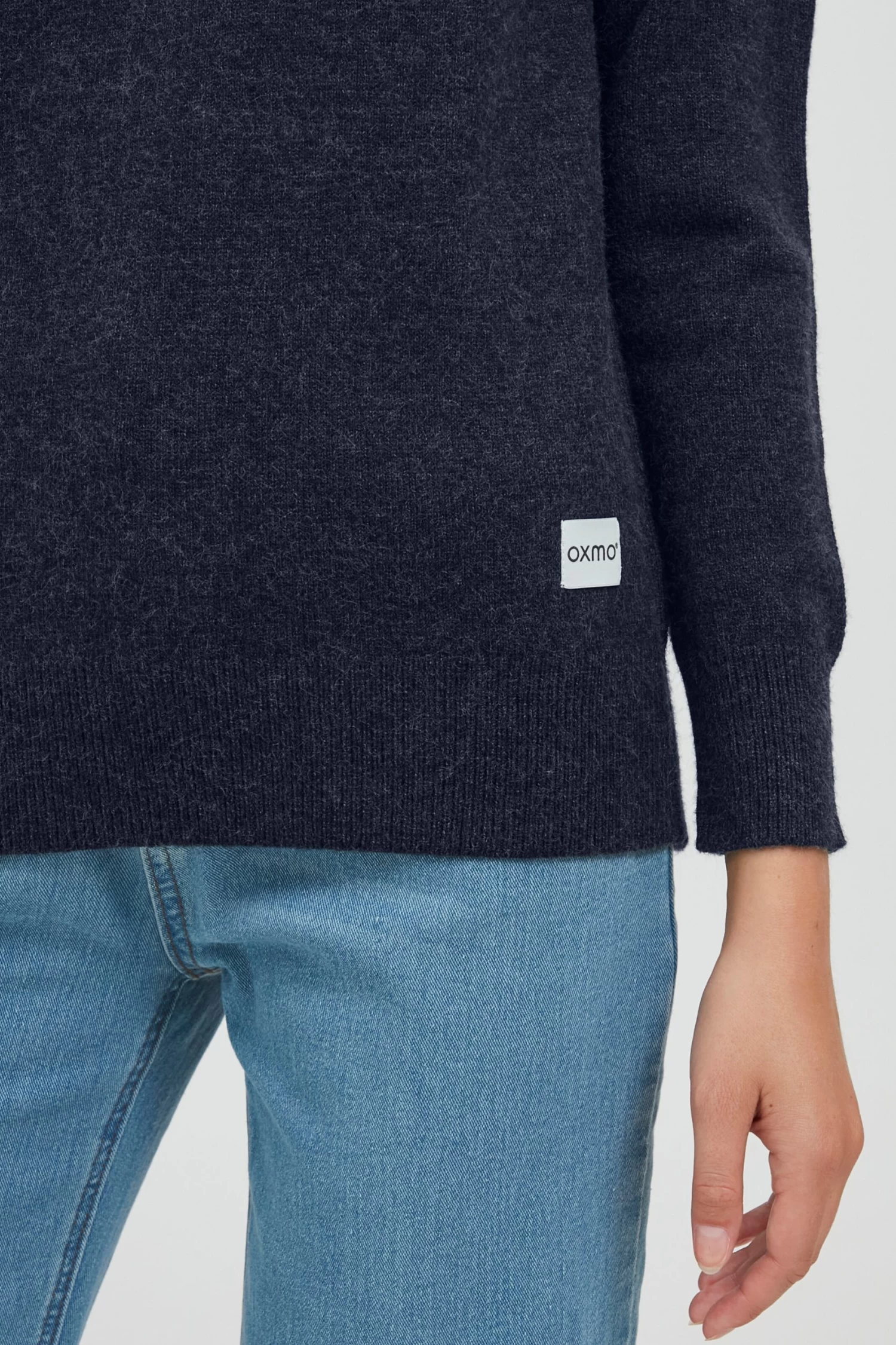 OXMO Truien Trui MARIA Dames Donkerblauw 8 OXMO Truien Trui MARIA Dames Donkerblauw - Afbeelding 6