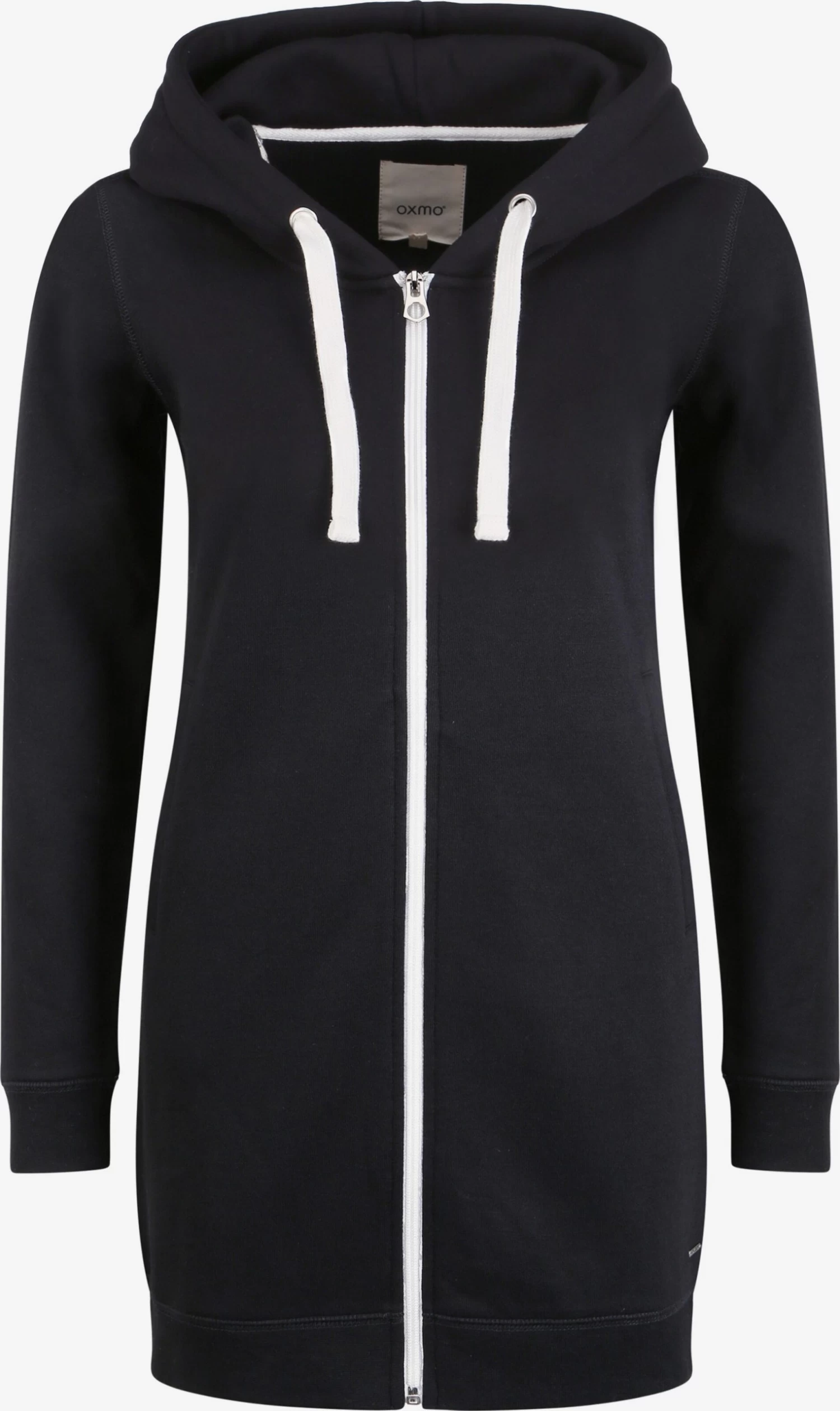 OXMO Sweatvesten Sweatvest Olinda Dames Zwart 3 OXMO Sweatvesten Sweatvest Olinda Dames Zwart