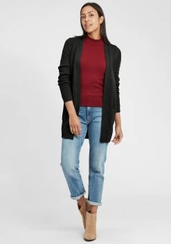 OXMO Vesten Gebreid Vest Paula Dames Zwart -Oxmo Winkel 7c7d892c0adee69c7637cf3f76e32fae