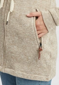 OXMO Sweatvesten Sweatvest Thora Dames Sand 13 OXMO Sweatvesten Sweatvest Thora Dames Sand -Oxmo Winkel 7d5630bb97100991cfebe35266fcd571